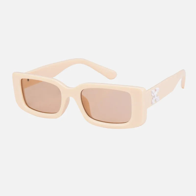 Luxury Retro Black Small Square Sunglasses