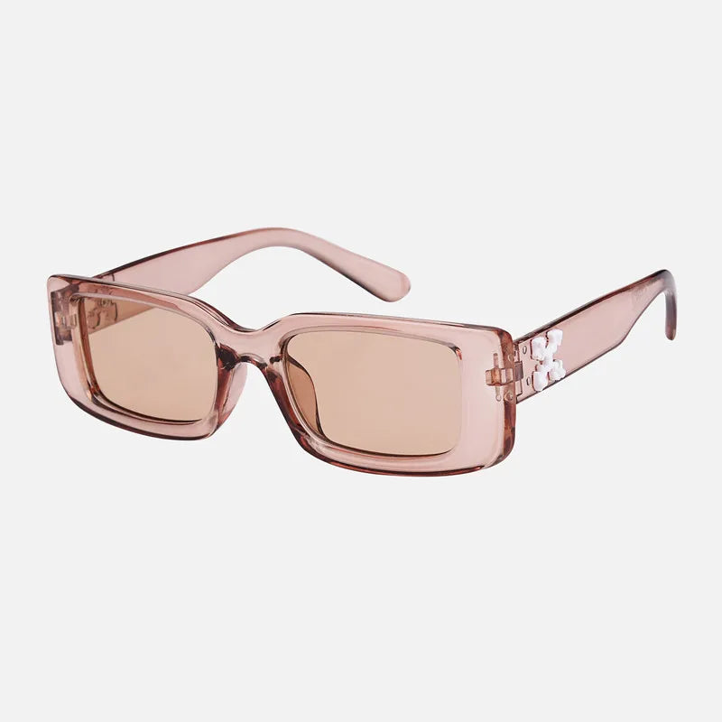 Luxury Retro Black Small Square Sunglasses
