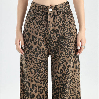 GLAMORE - High Waist Straight Leg Jeans