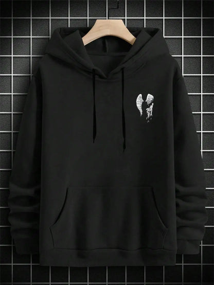 "Skybound Wings" Loose Fleece Hoodie