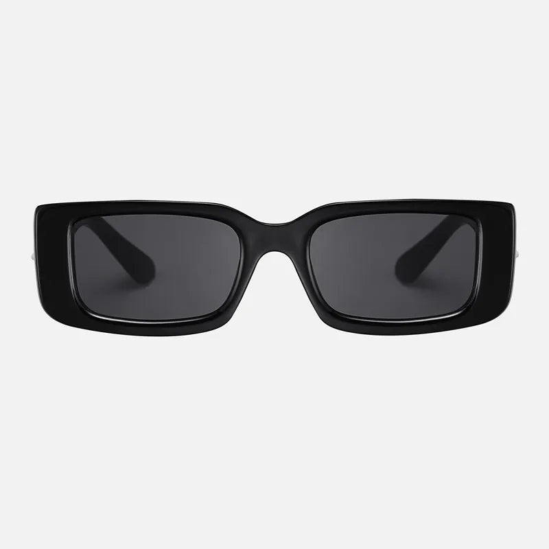 Luxury Retro Black Small Square Sunglasses