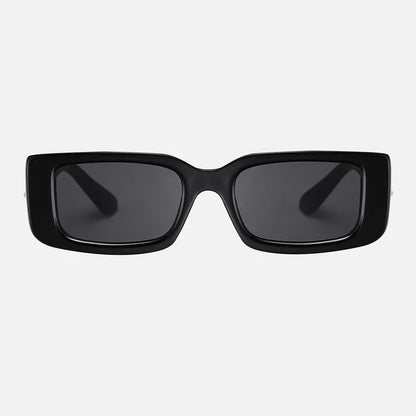 Luxury Retro Black Small Square Sunglasses