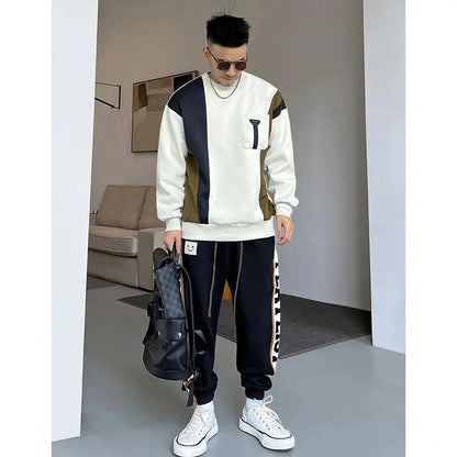 "Hoodielicious" Spring Autumn Loose Patchwork Hoodies