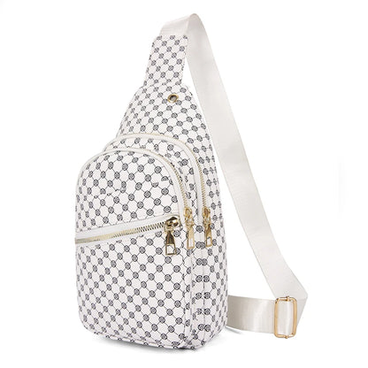 "Jetsetter" Urban Trend PU Leather Crossbody Bag
