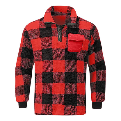 "Plushify" Warm Plush Button Sweater