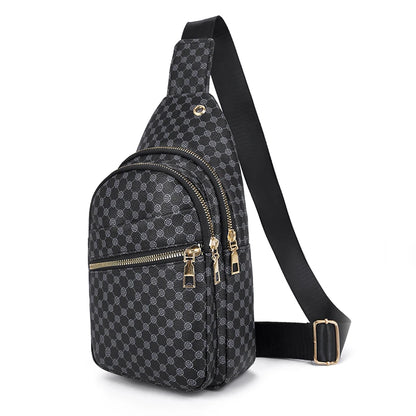 "Jetsetter" Urban Trend PU Leather Crossbody Bag