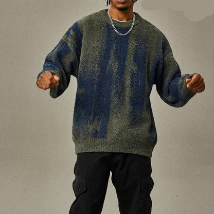 "Urbaneva" Loose Striped Casual Knitwear