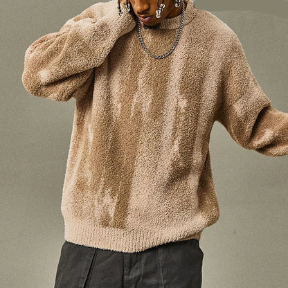 "Urbaneva" Loose Striped Casual Knitwear