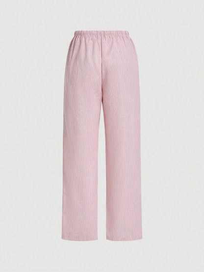 Autumn Casual Striped Pants for Women