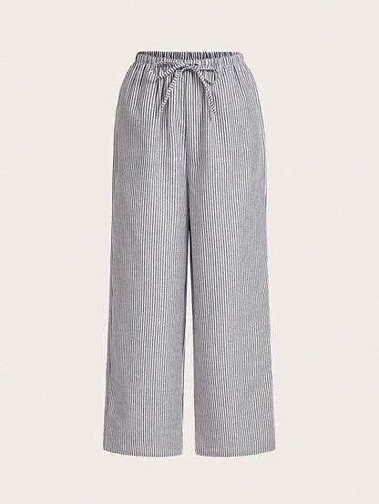 Autumn Casual Striped Pants for Women
