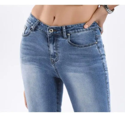 "BohoBloom" Chic Vintage Flare Embroidered Denim Trousers