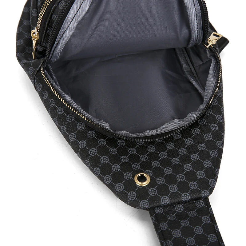 "Jetsetter" Urban Trend PU Leather Crossbody Bag