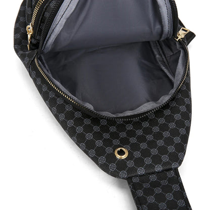 "Jetsetter" Urban Trend PU Leather Crossbody Bag