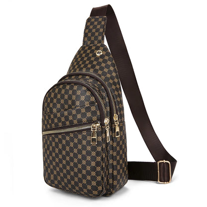 "Jetsetter" Urban Trend PU Leather Crossbody Bag