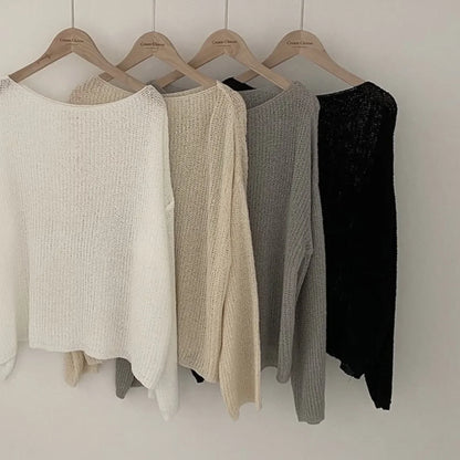 Lightweight Ice Silk Long-Sleeve Top